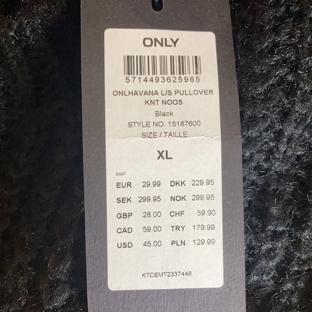 NWT ASOS Chunky Crew Neck Braided Knit Sweater XL - Picture 8 of 11